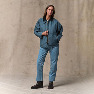 Women’s harbor front waxed jacket by Filson | Navy (Blue)