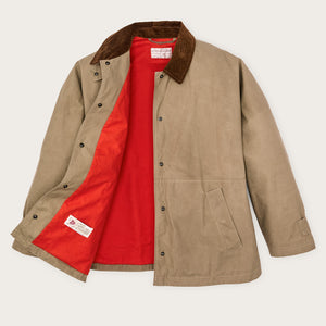 Women’s harbor front waxed jacket by Filson | Tan (Beige)