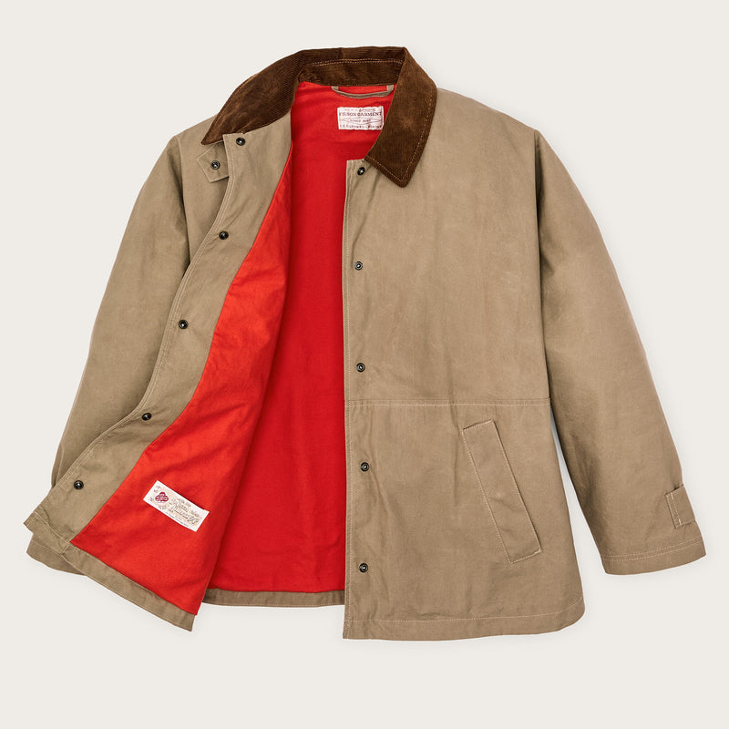 Women’s harbor front waxed jacket by Filson | Tan (Beige)