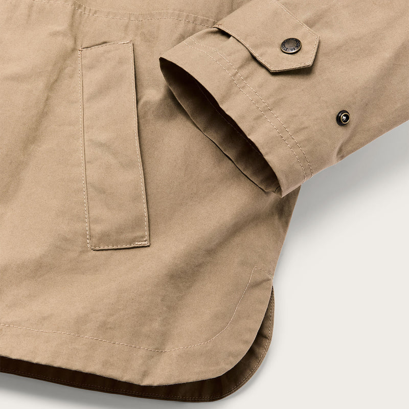 Women’s harbor front waxed jacket by Filson | Tan (Beige)