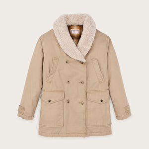 Women’s canvas packer coat by Filson | Natural (Beige)