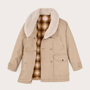 Women’s canvas packer coat by Filson | Natural (Beige)