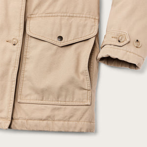 Women’s canvas packer coat by Filson | Natural (Beige)