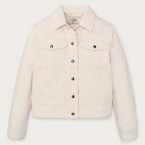 Women's canvas short cruiser by Filson | Natural seed (White)