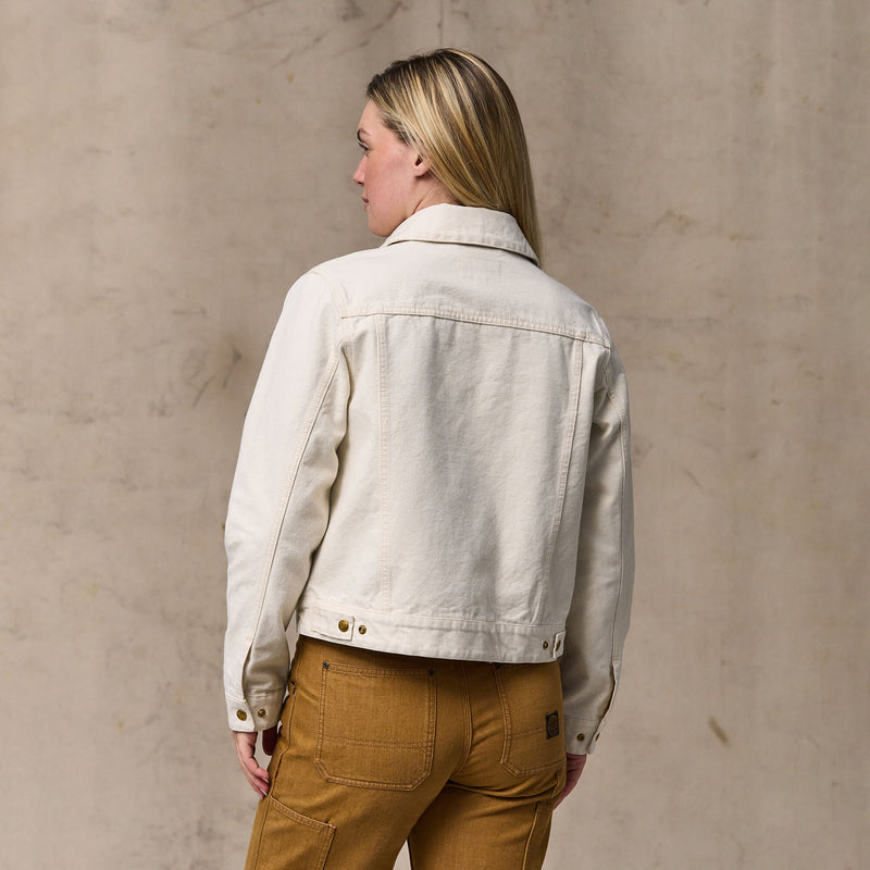Women's canvas short cruiser by Filson | Natural seed (White)
