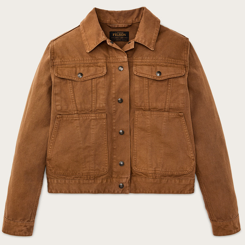 Women's canvas short cruiser by Filson | Harvest tan (Brown)