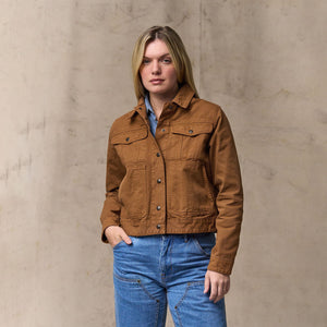 Women's canvas short cruiser by Filson | Harvest tan (Brown)