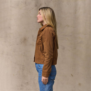 Women's canvas short cruiser by Filson | Harvest tan (Brown)