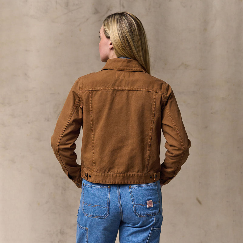 Women's canvas short cruiser by Filson | Harvest tan (Brown)