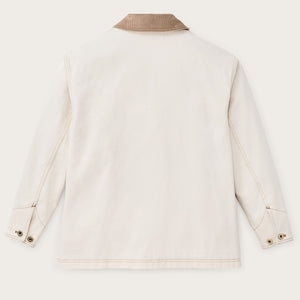 Women's 11-oz. denim barn coat by Filson | Natural seed (White)