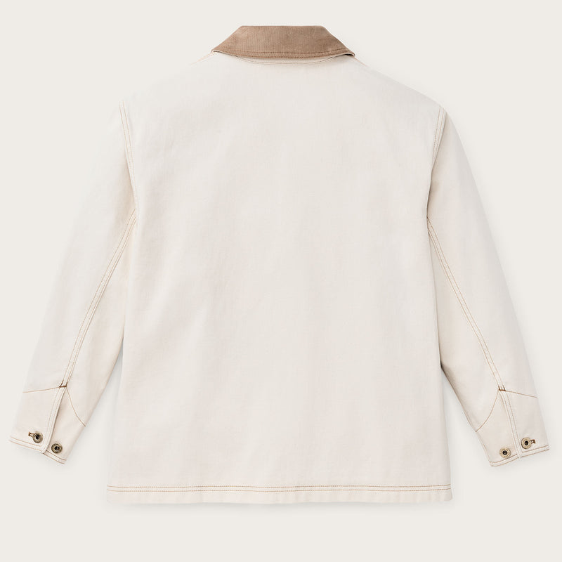 Women's 11-oz. denim barn coat by Filson | Natural seed (White)