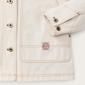 Women's 11-oz. denim barn coat by Filson | Natural seed (White)