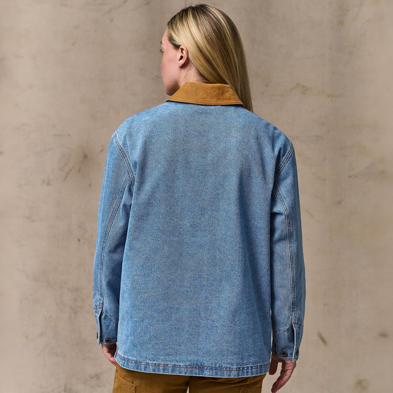 Women's 11-oz. denim barn coat by Filson | Light indigo (Blue)