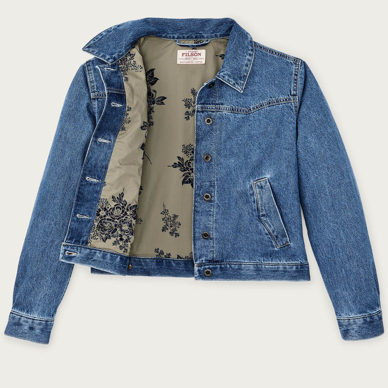 Women's western denim jacket by Filson | Light indigo (Blue)
