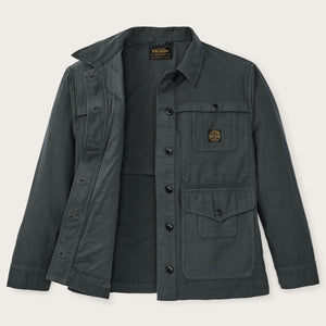 Women's reverse sateen cruiser jacket by Filson | Faded black (Black)