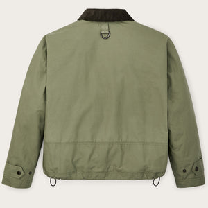 Women's dry wax short work jacket by Filson | Slate olive (Green)