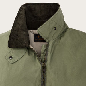 Women's dry wax short work jacket by Filson | Slate olive (Green)