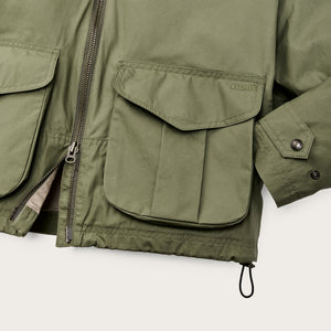 Women's dry wax short work jacket by Filson | Slate olive (Green)