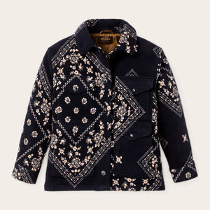 Women's jacquard wool cruiser jacket by Filson | Ink navy (Blue)