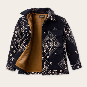 Women's jacquard wool cruiser jacket by Filson | Ink navy (Blue)