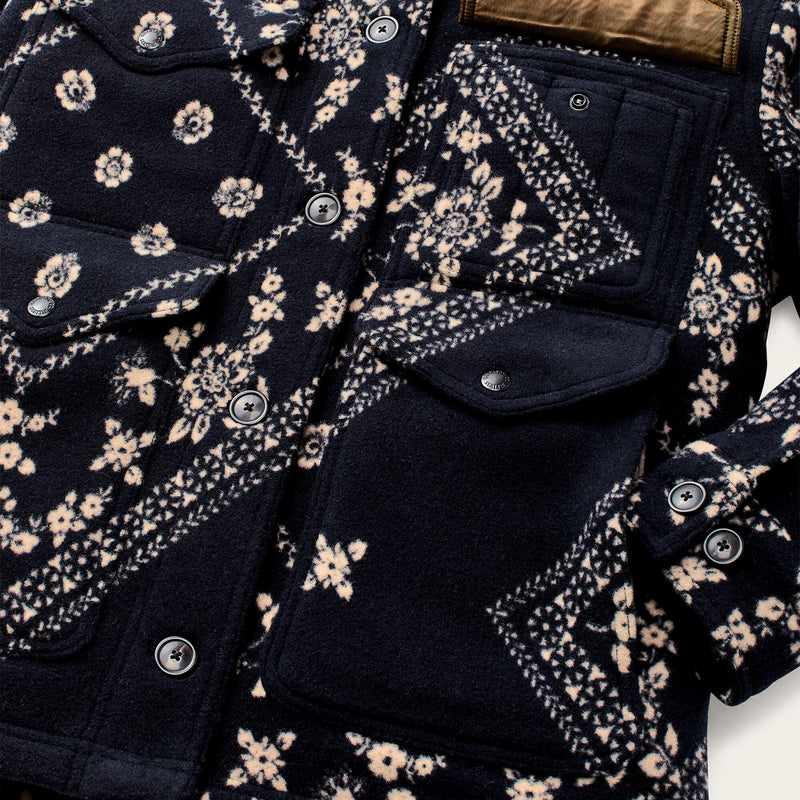 Women's jacquard wool cruiser jacket by Filson | Ink navy (Blue)