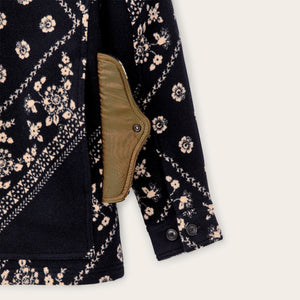 Women's jacquard wool cruiser jacket by Filson | Ink navy (Blue)