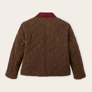 Women's quilted outfitter jacket by Filson | Dark brown (Brown)