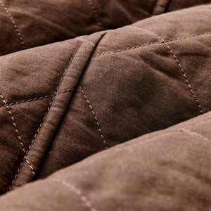 Women's quilted outfitter jacket by Filson | Dark brown (Brown)