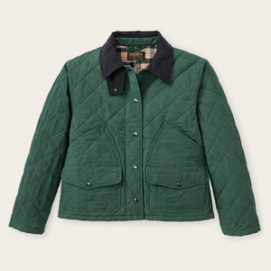 Women's quilted outfitter jacket by Filson | Deep forest (Green)