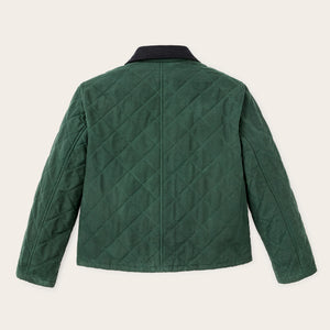 Women's quilted outfitter jacket by Filson | Deep forest (Green)