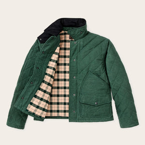 Women's quilted outfitter jacket by Filson | Deep forest (Green)