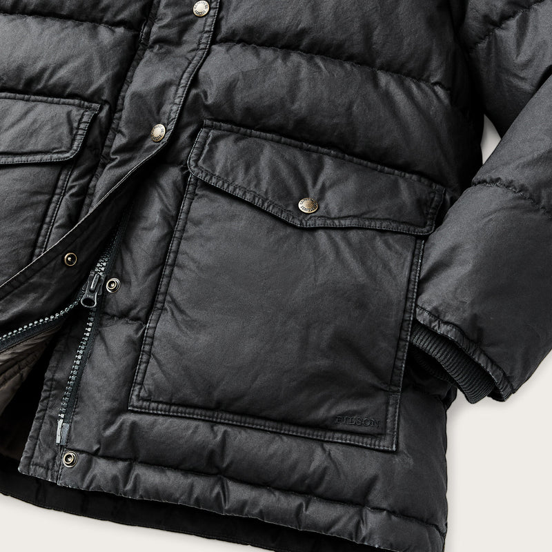Women's heritage cotton down parka by Filson | Black (Black)