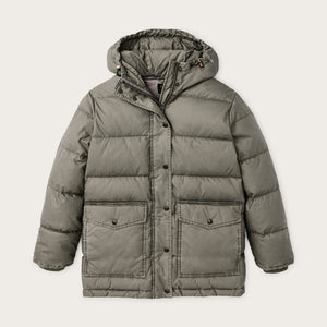 Women's heritage cotton down parka by Filson | Smokey olive (Green)
