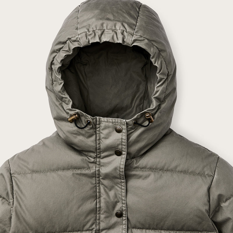 Women's heritage cotton down parka by Filson | Smokey olive (Green)