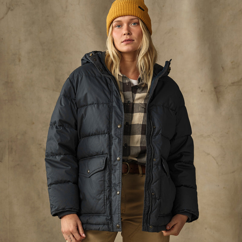Women's heritage cotton down parka by Filson | Bluefin (Blue)