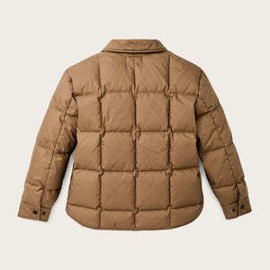 Women's heritage cotton down jacket by Filson | Antique bronze (Brown)