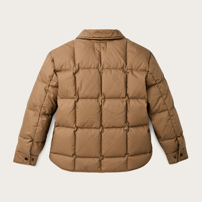 Women's heritage cotton down jacket by Filson | Antique bronze (Brown)