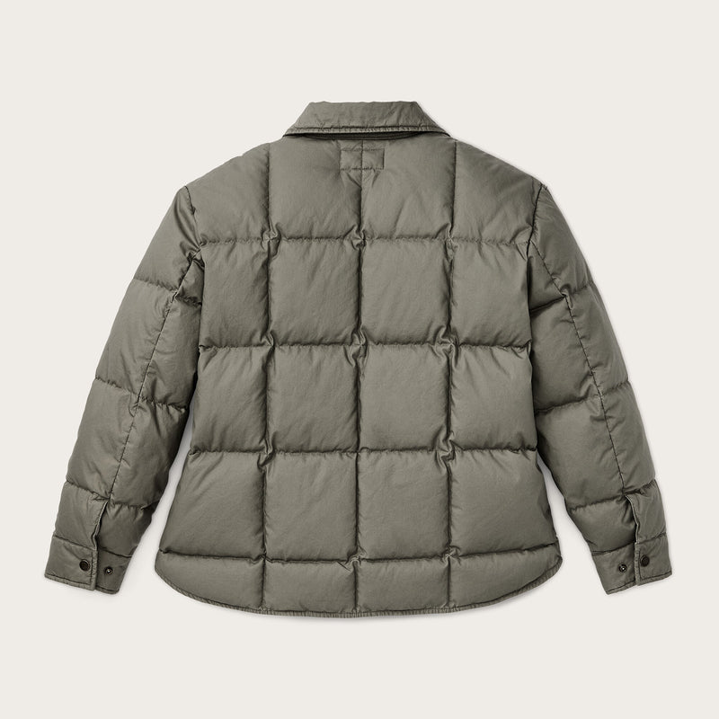 Women's heritage cotton down jacket by Filson | Smokey olive (Green)