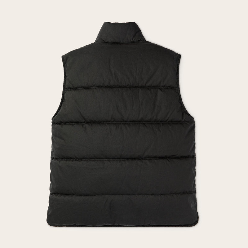 Women's heritage cotton down vest by Filson | Black (Black)