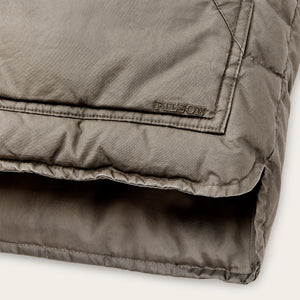 Women's heritage cotton down vest by Filson | Smokey olive (Gray)