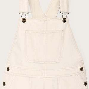 Women's denim overalls by Filson | Natural seed (White)
