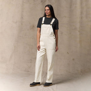 Women's denim overalls by Filson | Natural seed (White)
