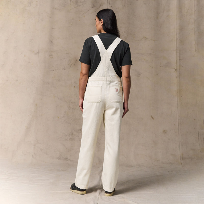 Women's denim overalls by Filson | Natural seed (White)