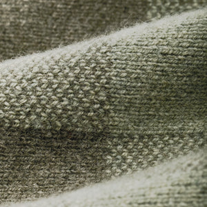 Gilet cardigan femme en laine par Filson | Olive check (Green)