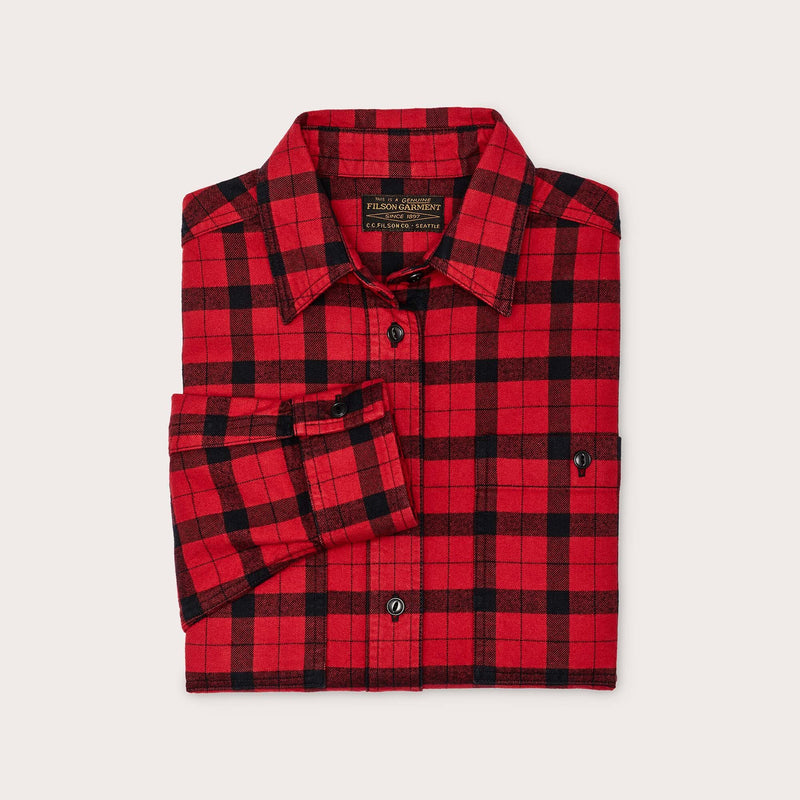 Women's alaskan guide shirt by Filson | Red black (Red)