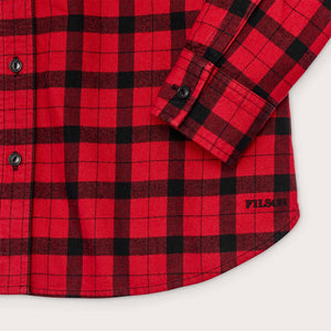 Women's alaskan guide shirt by Filson | Red black (Red)