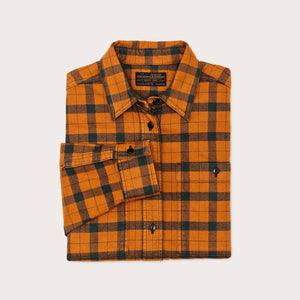 Women's alaskan guide shirt by Filson | Spruce & squash (Orange)