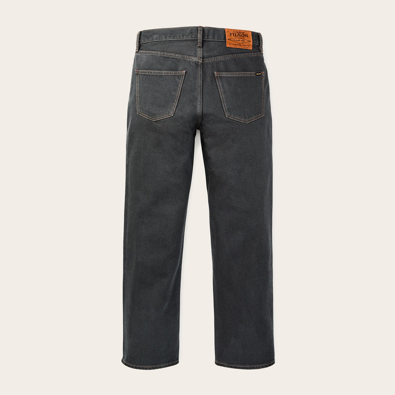 Women's 14-oz. straight-leg jeans by Filson | Black (Black)