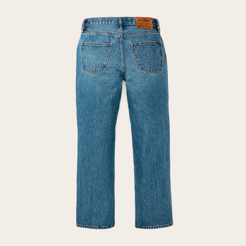 Women's 14-oz. straight-leg jeans by Filson | Vintage indigo (Blue)