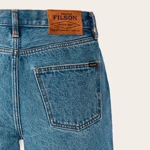 Women's 14-oz. straight-leg jeans by Filson | Vintage indigo (Blue)